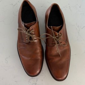 Cole Haan NikeAir Mens Brown Leather Oxford Dress Shoes Size 8M